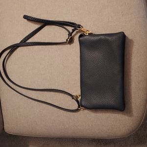 Wristlet/shoulder/crossbody bag.